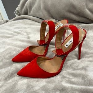 Red Steve Madden heels